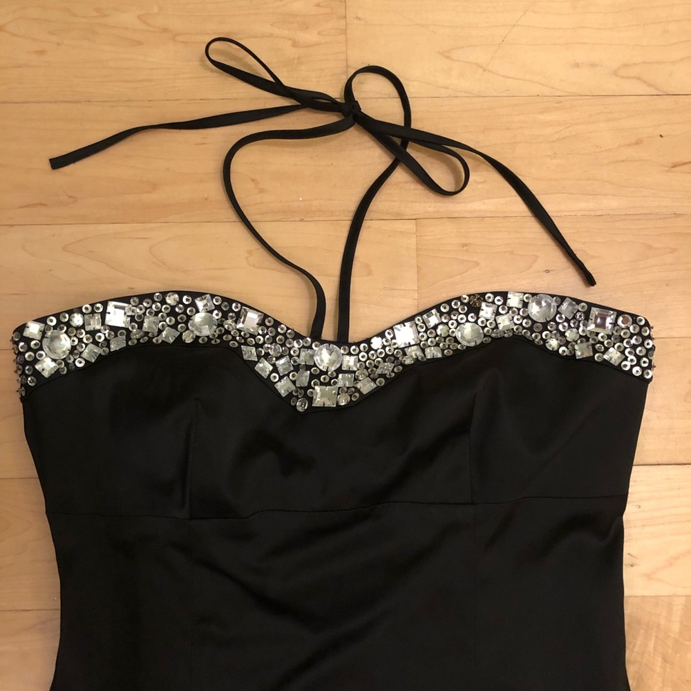 Little Black Dress with rhinestone detail